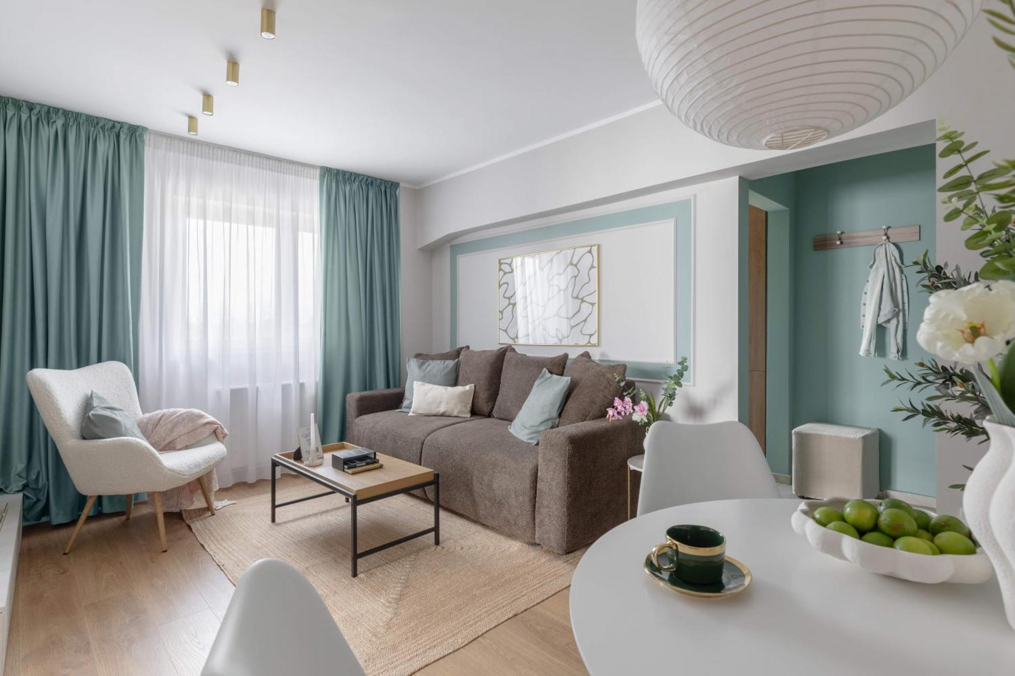 Holt - Sublime Minty Green 1Br On The Park 부쿠레슈티 외부 사진