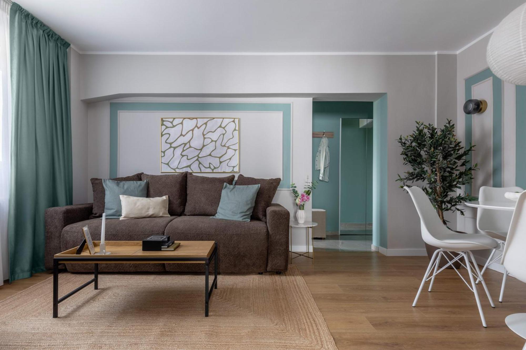 Holt - Sublime Minty Green 1Br On The Park 부쿠레슈티 외부 사진